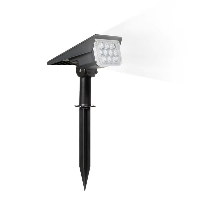 Solar Garden Spotlight Adjustable Light Temperature Super Bright Outdoor Solar Lamp 10