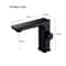Digital Display Bathroom Faucet LED Brass Deck Mounted Hot And Cold Sink Mixer Tap 3