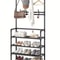 Freestanding Entryway Coat Rack With Shoe Shelves And Hooks For Hallway Storage 4