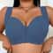 Seamless Front Closure Minimizer Bra Vest Style Fixed Cup Wireless Comfort 3