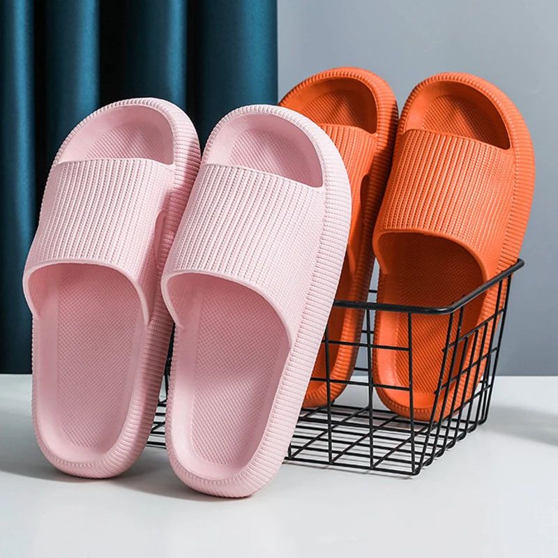 Womens Platform Cloud Slippers Thick Sole EVA Pillow Slide Sandals Non Slip 1