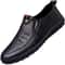Mens Slip On PU Leather Loafers Non Slip Breathable Casual Driving Shoes For Work 5