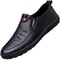 Mens Slip On PU Leather Loafers Non Slip Breathable Casual Driving Shoes For Work 5