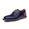 Genuine Leather Mens Oxford Brogue Lace Up Dress Shoes Luxury Italian Style 6