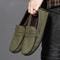 Mens Suede Casual Slip On Loafers Breathable Driving And Boat Shoes 10