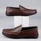 Genuine Leather Mens Comfortable Slip On Loafers Breathable Casual And Formal Shoes 2