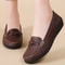 Womens Leather Loafers Soft Slip On Flats For Casual Work And Everyday Wear 0