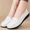 Womens Leather Loafers Soft Slip On Flats For Casual Work And Everyday Wear 7