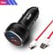 OnePlus Dual USB Car Charger 80W Super Fast SuperVOOC Warp Charge Adapter 9