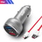 OnePlus Dual USB Car Charger 80W Super Fast SuperVOOC Warp Charge Adapter 10