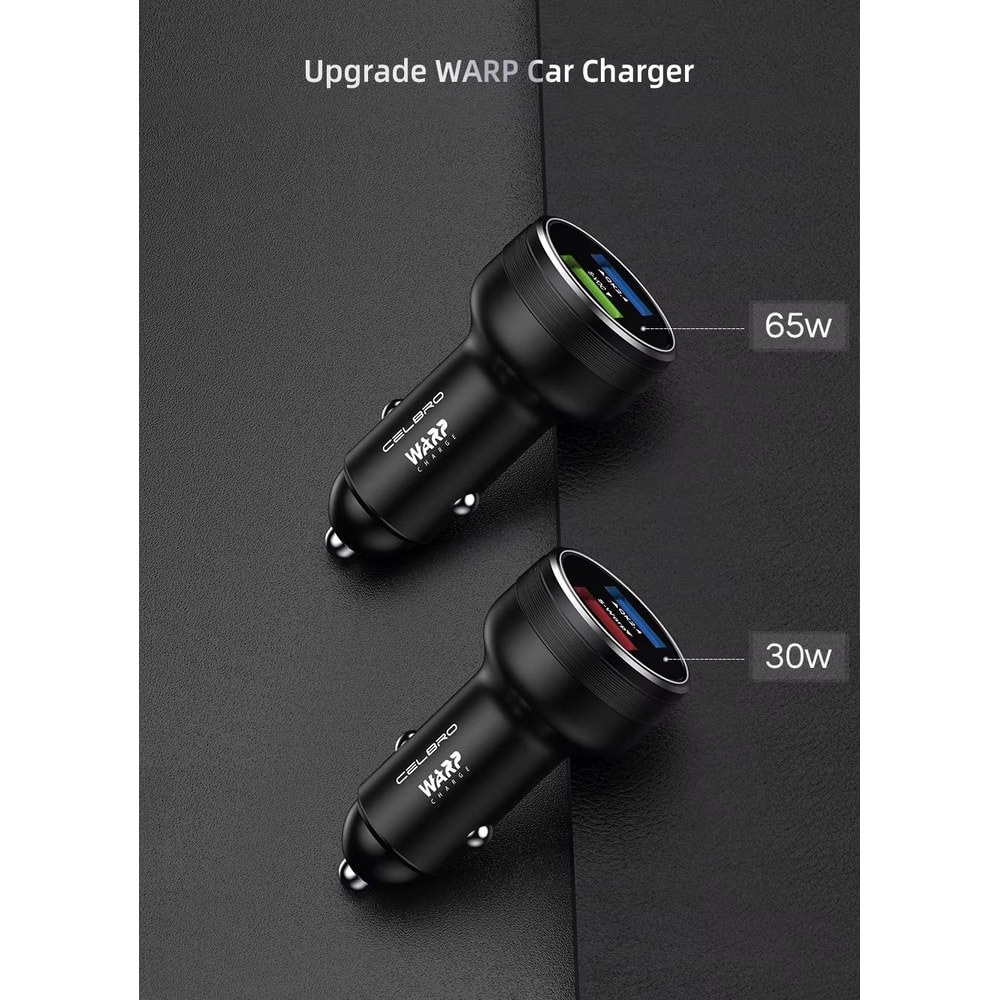 OnePlus Dual USB Car Charger 80W Super Fast SuperVOOC Warp Charge Adapter 1
