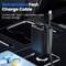 4 In 1 Retractable Car Charger With Dual Built In Cables And Star Light Effect 1