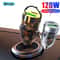 Elough 120W Transparent Fast Car Charger QC30 USB Type C Quick Charge Adapter 0