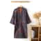 Mens Cotton Kimono Pajama Robe With Jacquard Print For Breathable Spring Comfort 7