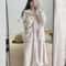 Womens Coral Velvet Long Robe For Autumn And Winter Cozy Home Wear 4