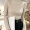 Womens Korean Slim Turtleneck Knitted Sweater For Autumn And Winter 8