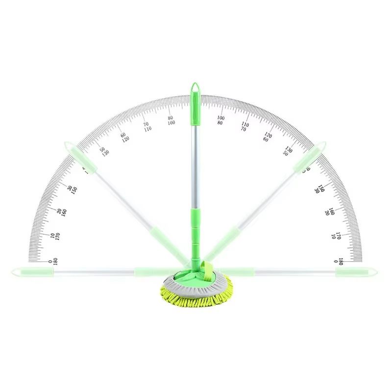 Rotating Telescopic Car Wash Mop Brush Head For Roof And Window Cleaning 2