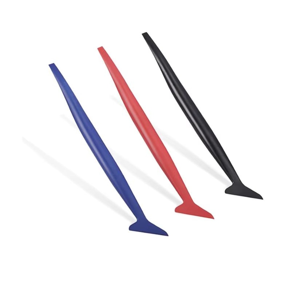 Car Wrap Vinyl Installation Micro Squeegee And Curved Slot Tool Set 9
