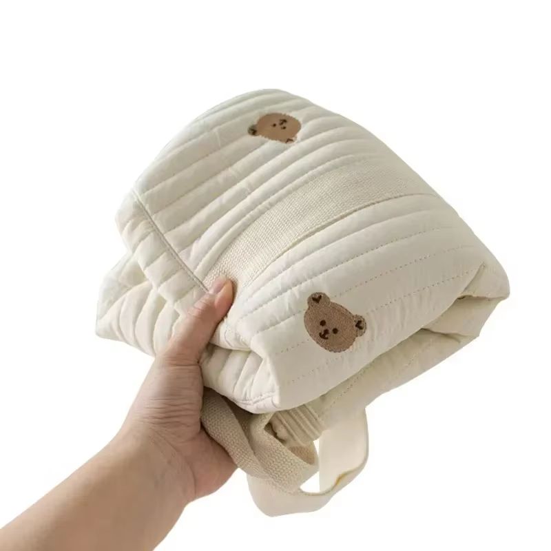 Bear Mommy Diaper Bag And Stroller Organizer Tote With Travel Changing Pockets 2