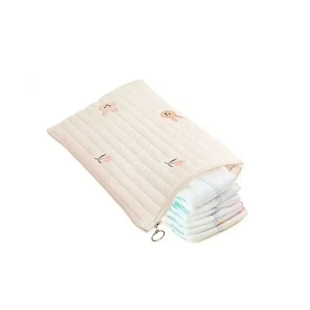 Bear Mommy Diaper Bag And Stroller Organizer Tote With Travel Changing Pockets 6