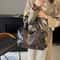 Vintage Chic Large Capacity PU Leather Shoulder Tote Bag 7