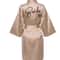 Team Bride Satin Kimono Robe With Black Letters For Wedding Party 5