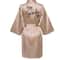 Team Bride Satin Kimono Robe With Black Letters For Wedding Party 11
