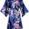 Floral Satin Kimono Robe For Women Bridal Bridesmaid Loungewear 12