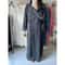Womens Winter Coral Velvet Jacquard Sleepwear Gown Warm Loungewear 1