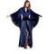 Womens Long Black Silk Satin Lace Trim Kimono Robe For Photo Shoot And Wedding 8