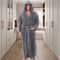 Mens Hooded Flannel Bathrobe Long Soft Lounging Sleepwear Robe 3