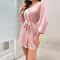 Womens Short Silky Satin Kimono Robe For Bride And Bridesmaids 8