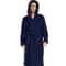 Mens Hooded Thickened Velvet Jacquard Warm Homewear Robe 1