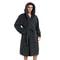Mens Hooded Thickened Velvet Jacquard Warm Homewear Robe 5