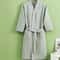 Unisex Cotton Waffle QuickDry Bathrobe For Couples AllSeason Home Spa Wear 8