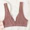 Womens Deep VNeck Seamless PushUp Bralette Wireless Lingerie Crop Top 13