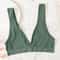 Womens Deep VNeck Seamless PushUp Bralette Wireless Lingerie Crop Top 4