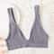 Womens Deep VNeck Seamless PushUp Bralette Wireless Lingerie Crop Top 6