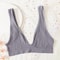 Womens Deep VNeck Seamless PushUp Bralette Wireless Lingerie Crop Top 6
