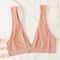 Womens Deep VNeck Seamless PushUp Bralette Wireless Lingerie Crop Top 7