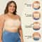 Womens Strapless Padded FrontButton Cross Bandage Bra Smooth Plus Size Lingerie 2