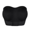 Womens Strapless Padded FrontButton Cross Bandage Bra Smooth Plus Size Lingerie 7