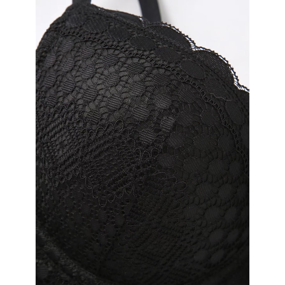 Womens Lace Underwire PushUp Bra Breathable Comfort Support BCD Cup 2