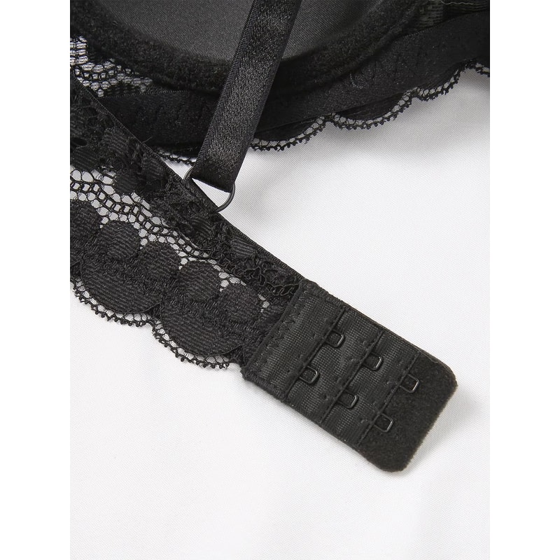 Womens Lace Underwire PushUp Bra Breathable Comfort Support BCD Cup 5