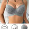 Womens 34 Lace PushUp Underwire Bra AntiSagging Breathable Comfort 8