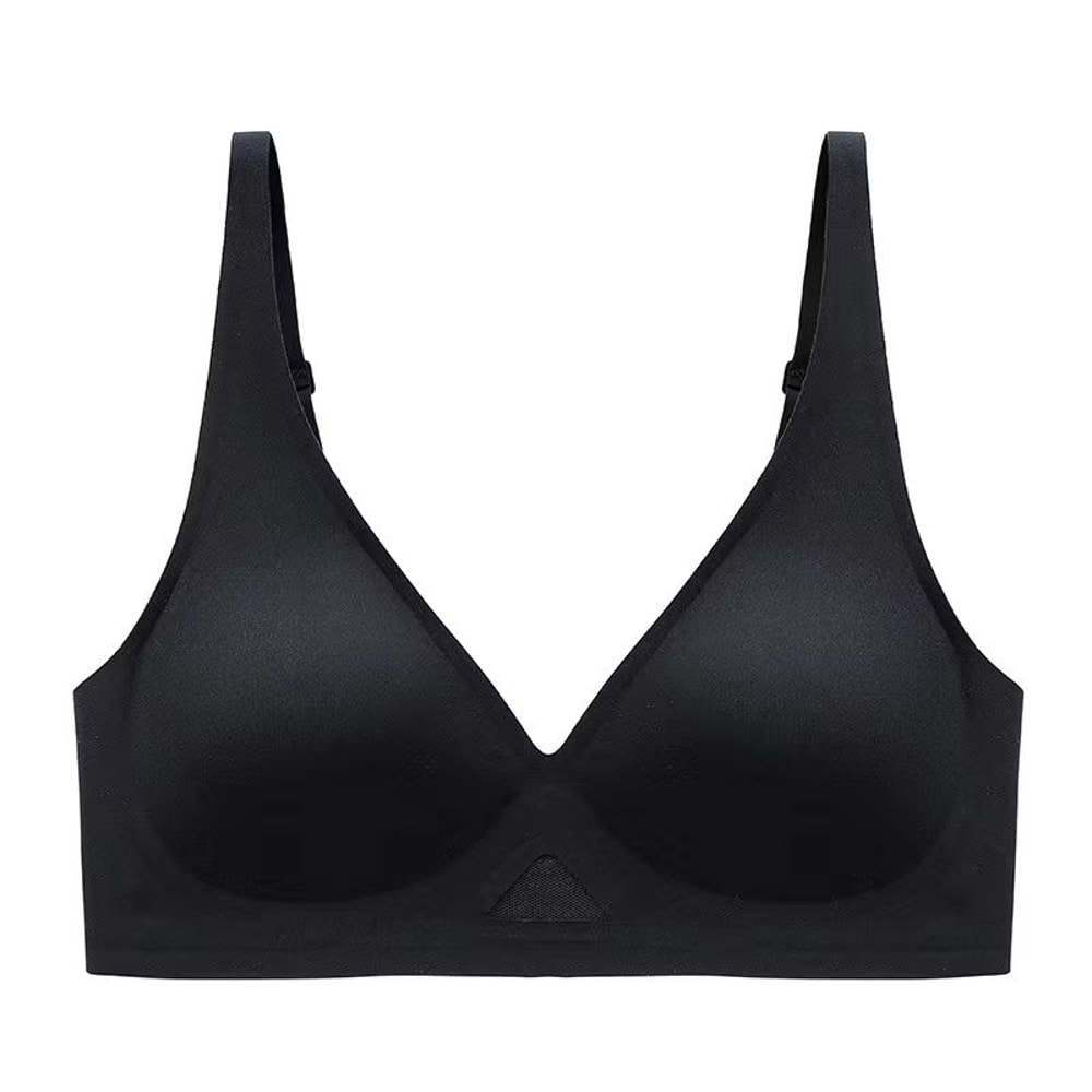 Womens Seamless PushUp Bra With Pads UShape Back Wireless VNeck Lingerie 7