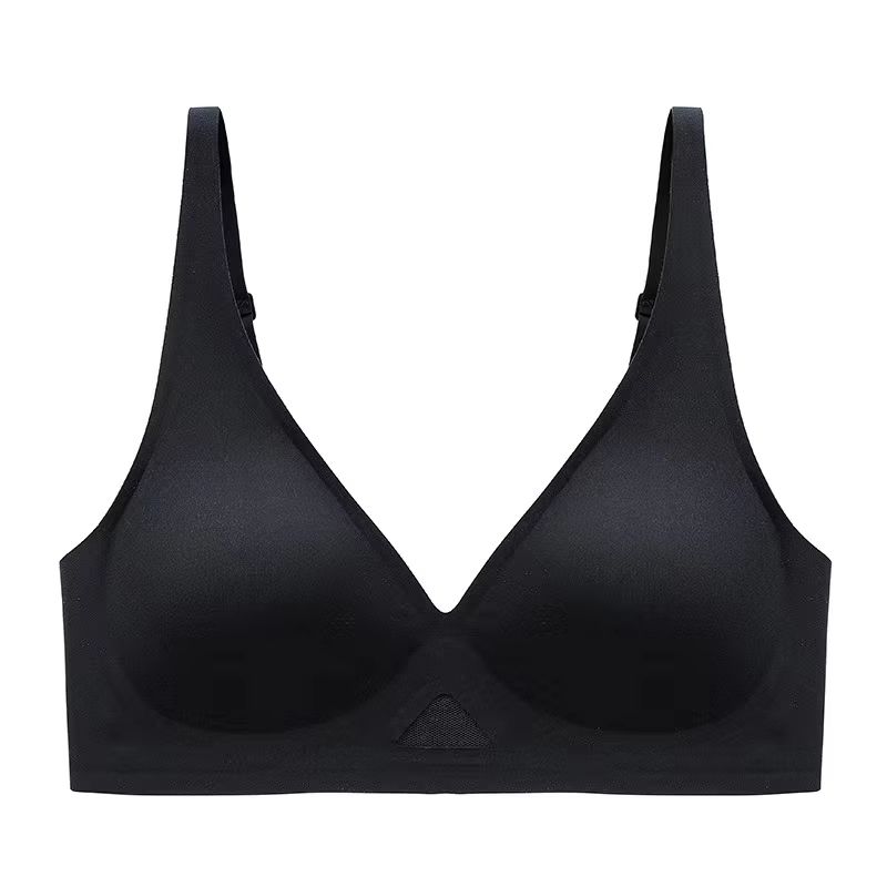 Womens Seamless PushUp Bra With Pads UShape Back Wireless VNeck Lingerie 7