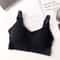 Womens Seamless Cotton Tube Top Sports Bra Crop Top Underwear 7