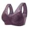 UltraComfort FrontZip Cotton Cup Sports Bra For Women With Breathable Lace And No Steel Ring 9