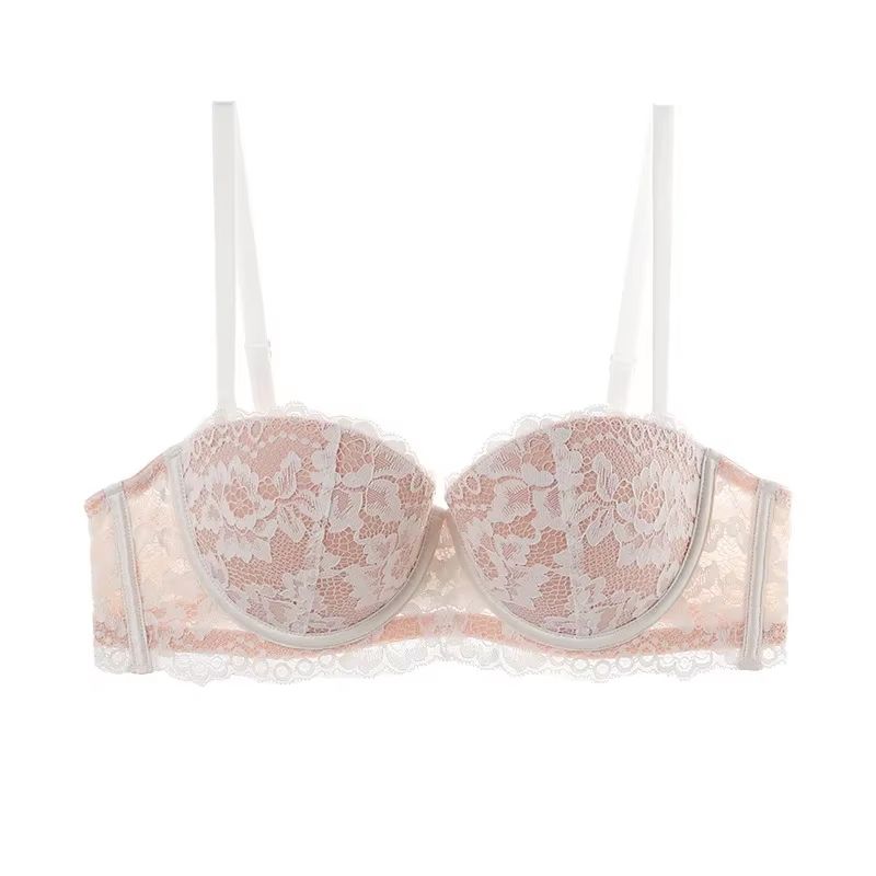 Sexy Floral Lace HalfCup PushUp Bra For Women Underwire Comfort Lingerie 6